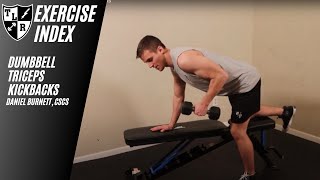 Exercise Index Dumbbell Triceps Kickbacks