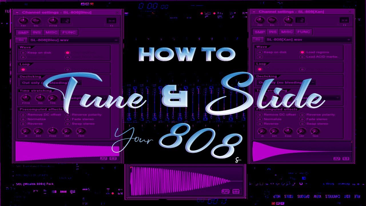 How To Tune Slide Your 808s In FL Studio 20Beginners YouTube
