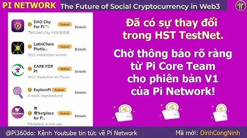 Pi Network: Tín hiệu mới báo hiệu cho phiên bản V1 các sản phẩm Mainnet của Pi Network sắp ra mắt