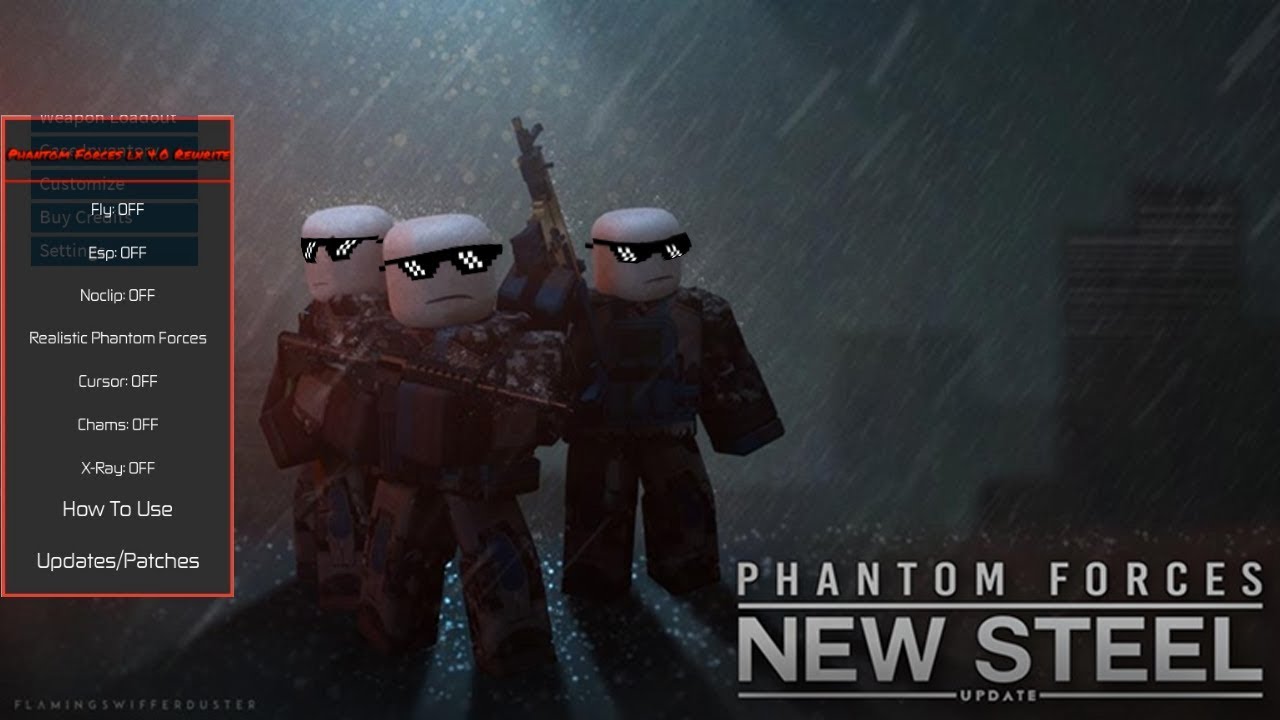 Phantom Forces Hack Script Fly Noclip Esp Xray More Youtube