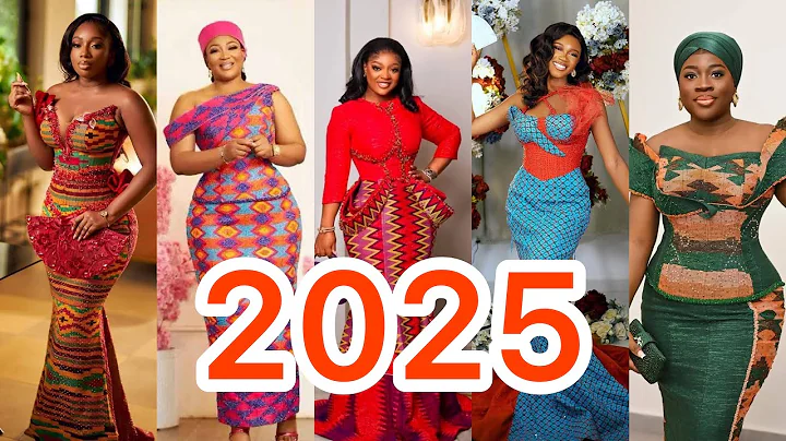 2025 Latest Ghanaian Traditional Kente Dress Styles |Trendy Ghana Kente Dress Styles 2025