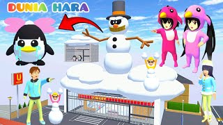 Snow Season in Sakura City Yuta Invites You to Play on the Snow and Meets the Snowman Who Kidnapp...