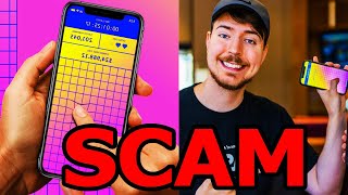 MrBeast's Finger On The App Challenge is a SCAM