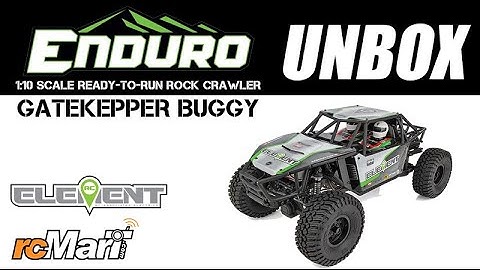 Element Enduro Gatekeeper 4x4 1/10 RTR Rock Crawler w/ 2.4GHz Radio 40111 Unbox!