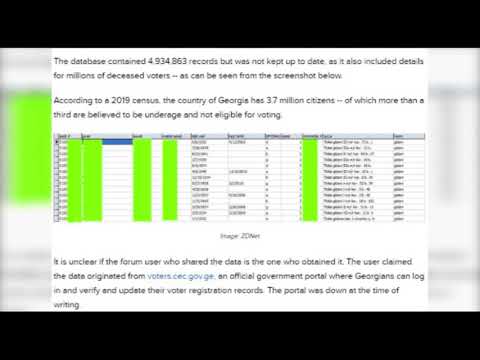 ქართველი ამომრჩევლების შესახებ  ინფორმაცია ჰაკერულ საიტზე გამოქვეყნდა