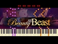 Be our guest piano  beauty and the beast