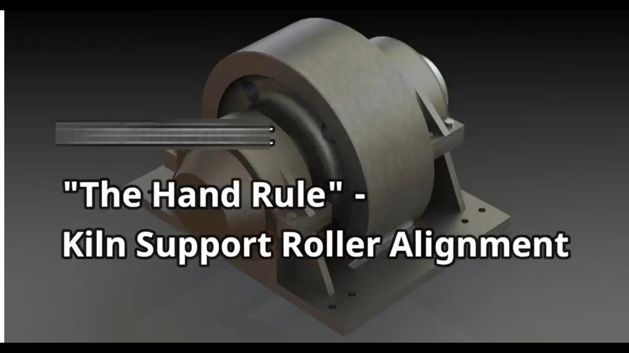 Hand rule for kiln roller alignment #kiln #supportrolleralignment # ...