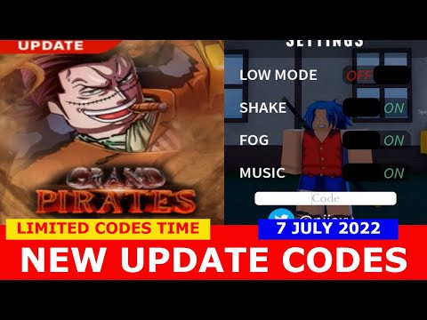 NEW UPDATE CODES [Second sea] ALL CODES! Grand Pirates ROBLOX