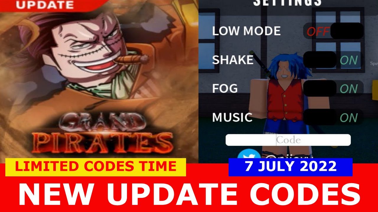 NEW UPDATE CODES [Second sea] ALL CODES! Grand Pirates ROBLOX, LIMITED  CODES TIME