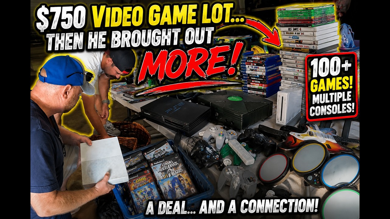 rewrite this title We Bought a 0 Video Game Lot… Then He Brought Out MORE! 🎮💰 rewrite this title We Bought a 0 Video Game Lot… Then He Brought Out MORE! 🎮💰