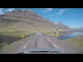 Höfn to Egilsstaðir - Timelapse 4K - Drive through Eastern Fjords - Iceland