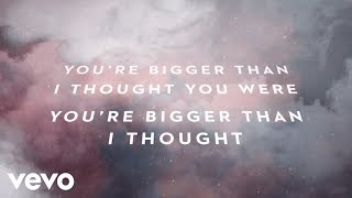 Miniatura de vídeo de "Passion - Bigger Than I Thought (Lyric Video/Live) ft. Sean Curran"
