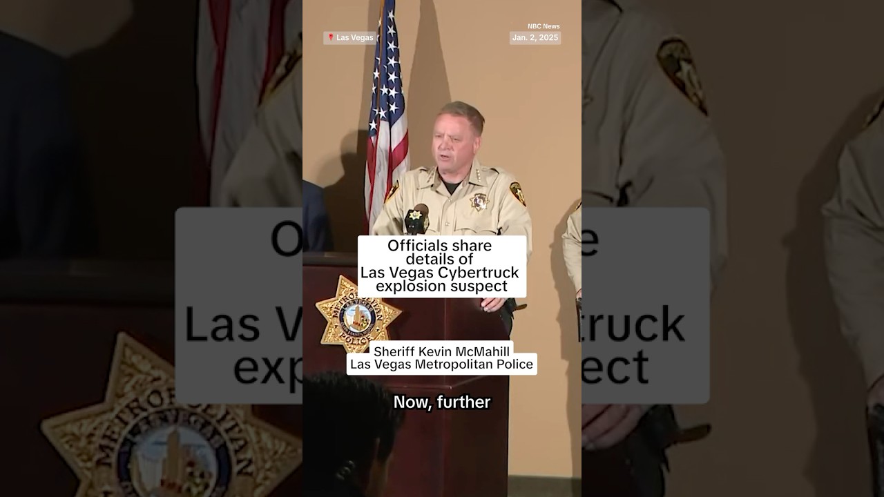 Officials share details of Las Vegas Cybertruck explosion suspect