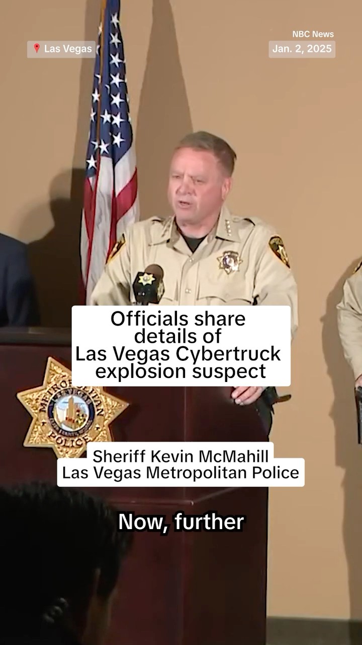Officials share details of Las Vegas Cybertruck explosion suspect