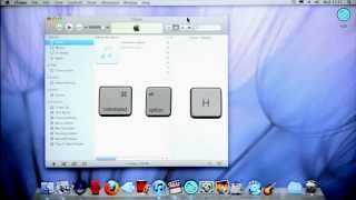 Mac OSX 10.5 How to - Quickly clear up desktop clutter