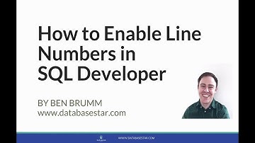 How to Enable Line Numbers in SQL Developer