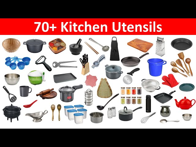 List of 70+ Kitchen Utensils Names with Pictures