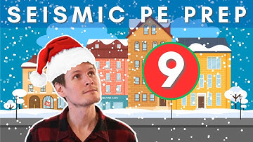 PE Seismic Example Problem - 9 #structuralengineering #civilengineering #engineering