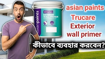 এশিয়ান পেইন্টের বাইরের দেয়ালের প্রাইমার Asian Paints Exterior Wall Primer: How to apply like a pro