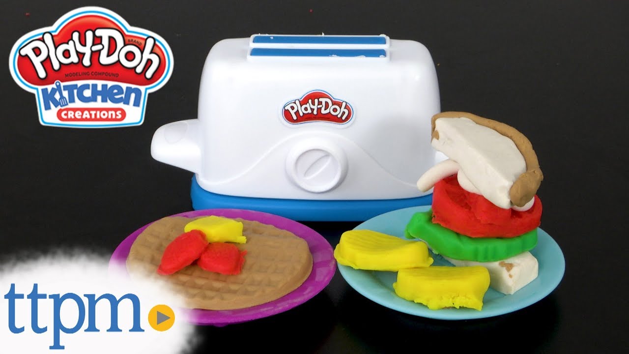 Play-Doh Kitchen Creations Breakfast Toast Waffles Set