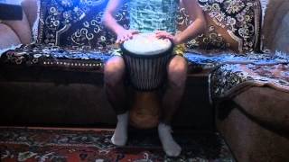 Африканский Барабан Джембе из Ганы! (Малый 1)