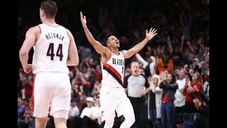 Kent Bazemore And Cj Mccollum Hit Clutch Threes In Ot Vs. Atlanta