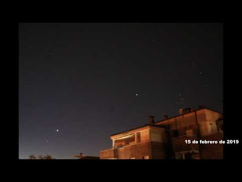 Venus, Saturno y Júpiter al amanecer