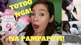 85 pesos na PAMPAPUTI! PROVEN & EFFECTIVE a bonne spa milk salt. Philippines/Tagalog
