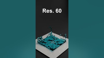 Satisfying Fluid Simulation In Blender #animation #3d #3danimation #blender #satisfying #simulation