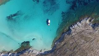 Aerial View of Rineia, Mykonos