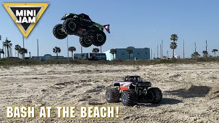 LOSI LMT Beach Bash!  RC Monster Jam Trucks!