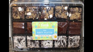 Fresh from Meijer Spring Brownie Party Platter: S’mores, Fudge Iced & Cookies ‘n Crème Review