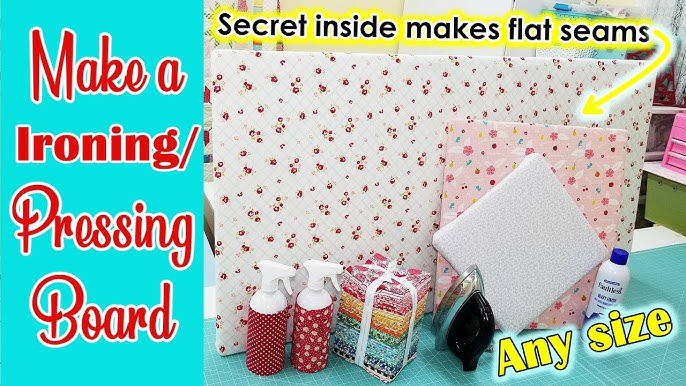 DDs How to Make a Retreat Tabletop Ironing Pad #SewingTutorial 