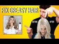 Make GREASY/FINE Hair Look FULL/CLEAN!!