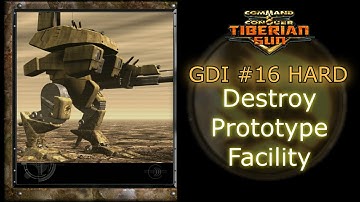 C&C2 Tiberian Sun - mission 16 Destroy Prototype Facility[Hard difficulty]