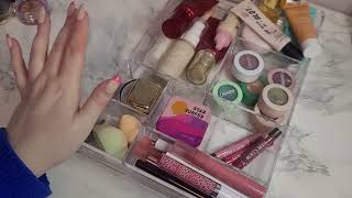 Makeup collection + declutter! face, lips &amp; highlighters ♡