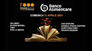 Gli editori torinesi per il #Pranzo A Mille del Banco Alimentare del Piemonte