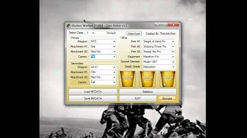 How to use Mw2: Custom Class Editor v3.3