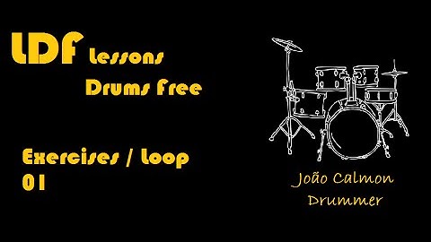 UNDER BASE - Groove Drum Loop Practice 155 bpm - João Calmon - Drummer