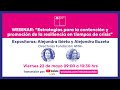 WEBINAR: "Estrategias para la contención y promoción de la resiliencia en tiempos de crisis"