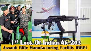 #breakingnews 1st look of Indian AK 203 assault rifle #indianarmy