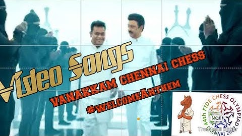 A.R.Rahman Dance For 44th Chess Olympiad 2022 // welcome to Namma Ooru Vanakkam Chennai videos Song