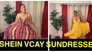 SHEIN VCAY SUNDRESSES - Curvy Plus Try On
