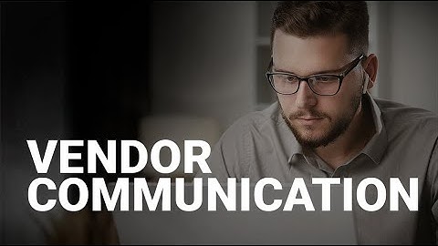 Surefront Vendor Communication