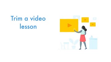 How do I trim a video