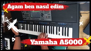 Hakan Çebi - Ağam ben nasıl edim (mavi yelek) - Yamaha psr A5000 Resimi