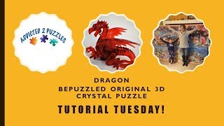 Dragon 3D Crystal Puzzle Tutorial by Bepuzzled