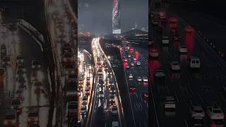 China traffic Mid-Autumn Festival and happy National day #china #traffic #festival #cars