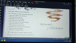 Unit 3B/American English File 1