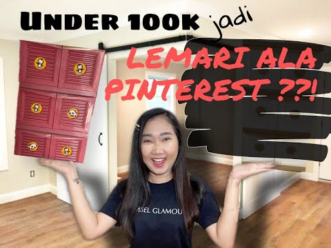 DIY Makeover Lemari lama jadi lemari kekinian Low budget